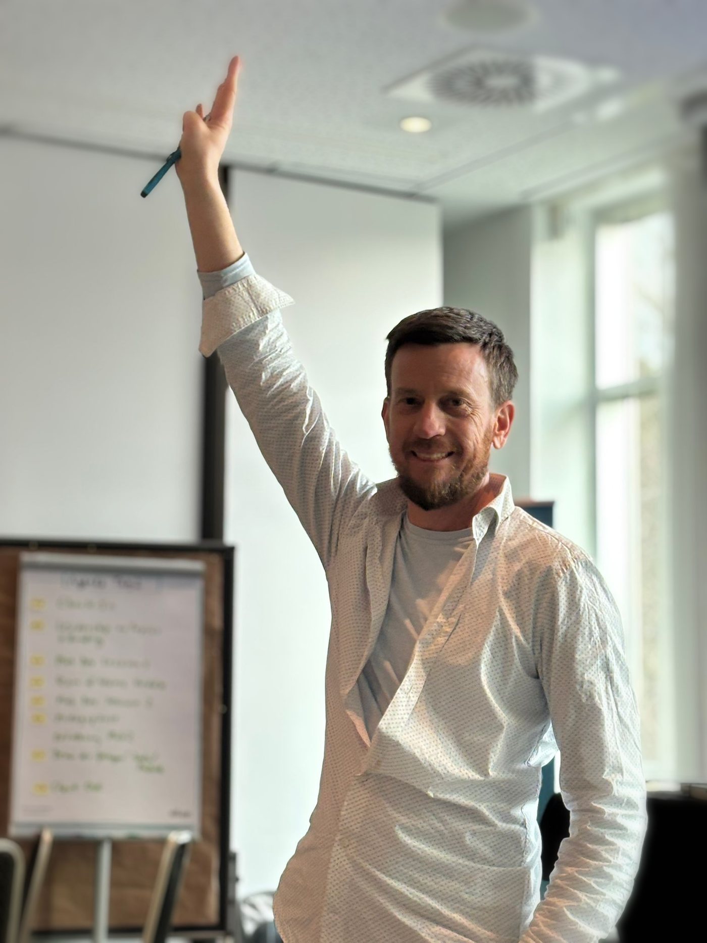 Randolf facilitating